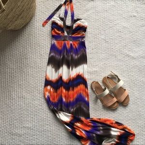 ⚡Sale⚡Bebe Bright Colors Maxi Dress